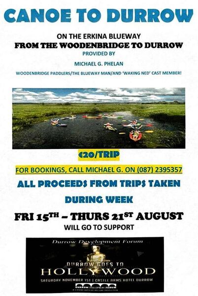 Take a trip along the Blueway from Woodenbridge to Durrow Take a trip along the Blueway from Woodenbridge to Durrow