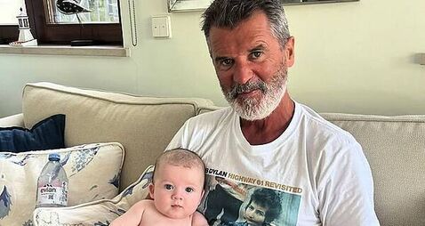Roy Keane shares photos with grandchildren to mark 54th birthday