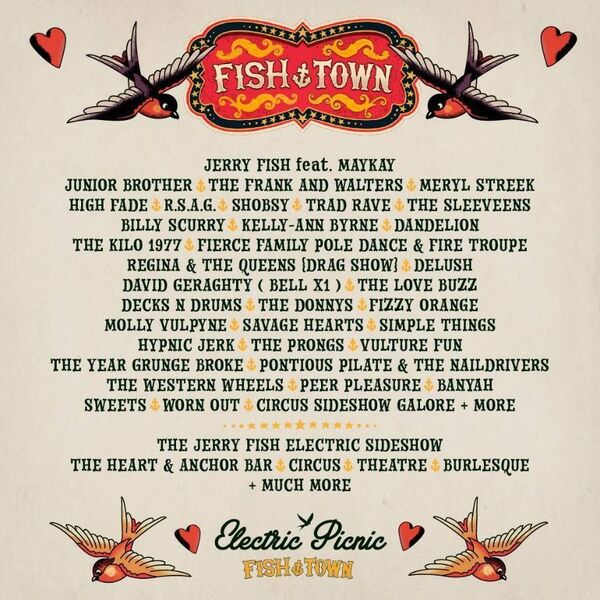 The acts for this year’s Fishtown at Electric Picnic have been revealed. The acts for this year’s Fishtown at Electric Picnic have been revealed.