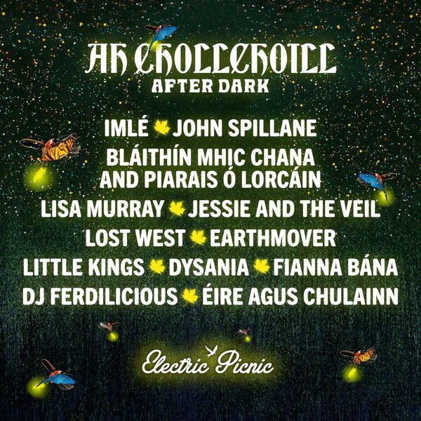The line-up for the After Dark in Hazel Wood