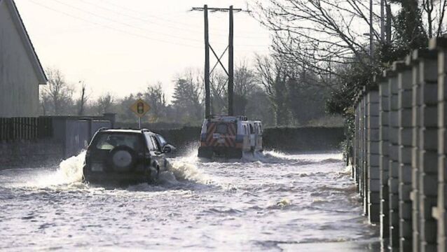 The scene of flooding that hit Mountmellick in November 2017 <p>The scene of flooding that hit Mountmellick in November 2017</p>