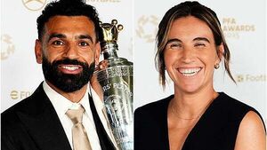Mohamed Salah and Mariona Caldentey named PFA players of year