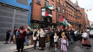 ‘They are turning him into a hero’: Kneecap solidarity gig held in Dublin