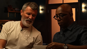 Roy Keane fights back tears after showing Ian Wright photo of parents Roy Keane fights back tears after showing Ian Wright photo of parents