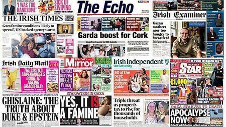 What the papers say: Saturday's front pages