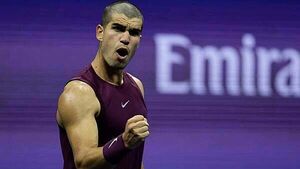 New-look Carlos Alcaraz a cut above in first round success New-look Carlos Alcaraz a cut above in first round success