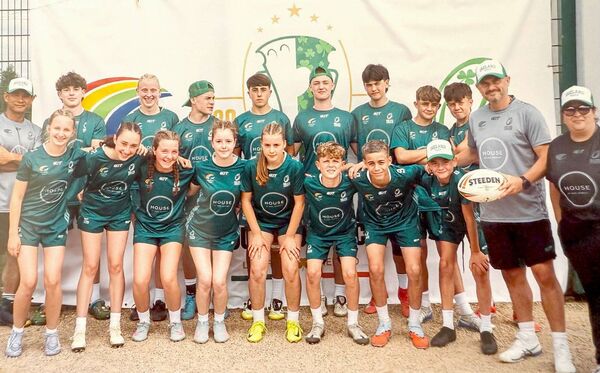 Ireland Mixed 15s with Keelin O'Brien, third from left, back row Ireland Mixed 15s with Keelin O'Brien, third from left, back row