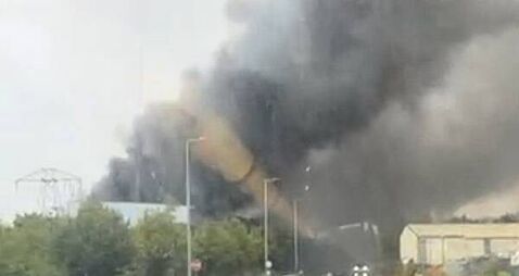 Large fire breaks out at waste disposal plant in Balbriggan area