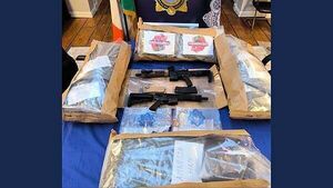 Man due in court over seizure of assault rifles and cannabis Man due in court over seizure of assault rifles and cannabis