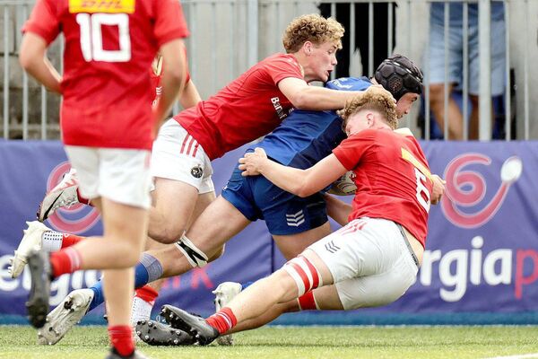 Cian Butler scoring a try against Munster in last season's U/18 interprovincial Photo: ©INPHO/Laszlo Geczo Cian Butler scoring a try against Munster in last season's U/18 interprovincial Photo: ©INPHO/Laszlo Geczo