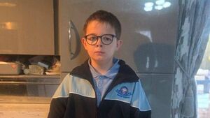Portlaoise boy marks first day in third class 
