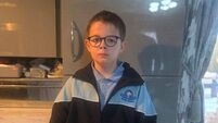 Portlaoise boy marks first day in third class 