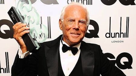 Ralph Lauren and Morgan Freeman among stars to pay tribute to Giorgio Armani