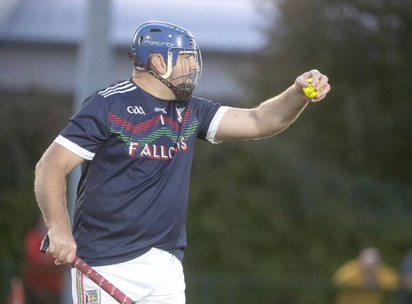 James Young (Clonaslee/St Manman's) looking for runners during the PIHC quarter-final against Camross Photo: Denis Byrne