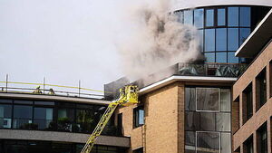 Firefighters tackle blaze at BBC’s former HQ Television Centre Firefighters tackle blaze at BBC’s former HQ Television Centre