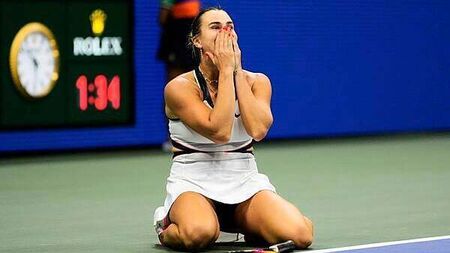 Aryna Sabalenka sees off Amanda Anisimova to retain US Open title