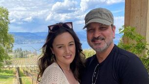<p>Ciara Burke from Abbeyleix with her Canadian husband-to-be Har Kaila</p>