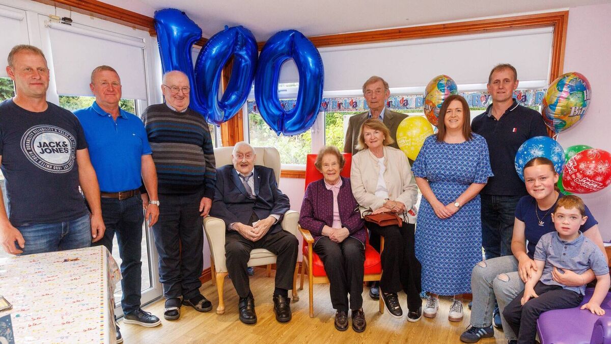 Family members travel from all over the country to help Laois man celebrate his 100th birthday