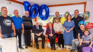 Family members travel from all over the country to help Laois man celebrate his 100th birthday