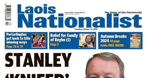 Laois Nationalist makes headlines after winning national media award Laois Nationalist makes headlines after winning national media award