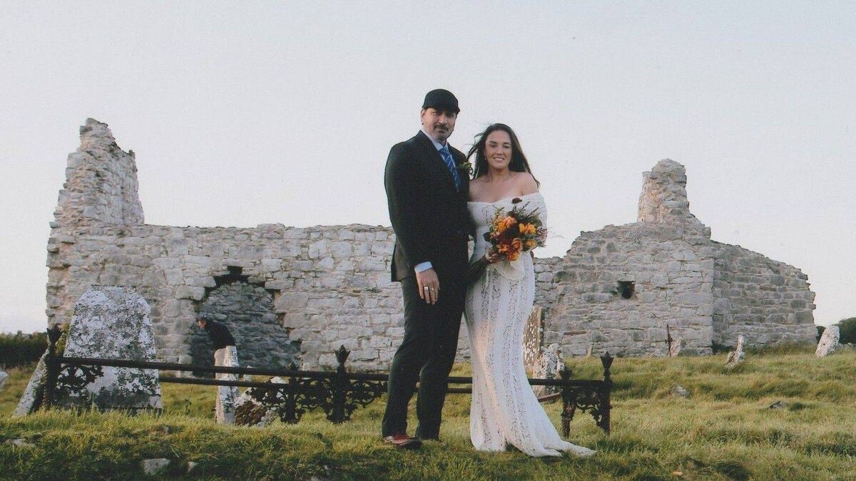 Rainbows in the sky at historic Laois wedding
