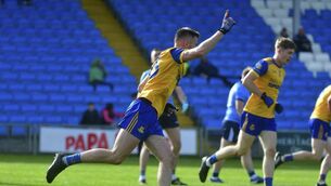 <p>Celebrations begin as St Josephs beat Ballyroan-Abbey to claim their spot in the SFC semi-finals.</p>