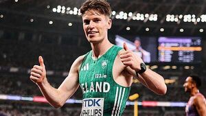 World Athletics Championships: Cian McPhillips into 800m final after winning semi-final