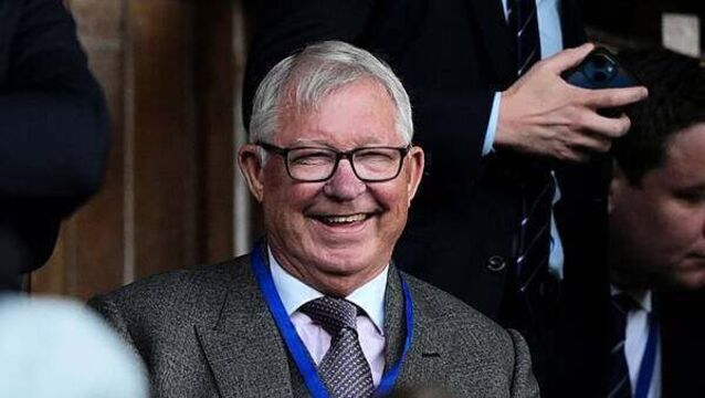 Sir Alex Ferguson opted to travel as he sought to deal with the loss of his wife