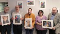 Laois artist Tommy's work shows a vibrant spectrum of colours