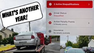 Driver on 15-year ban caught in Portlaoise