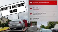 Driver on 15-year ban caught in Portlaoise