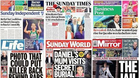 What the papers say: Sunday's front pages