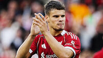 Milos Kerkez grateful for Andy Robertson’s help in adjusting to Liverpool