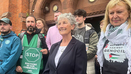 Connolly says it is not up to Starmer to decide Hamas’ role in Palestinian state