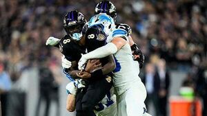 Lamar Jackson sacked seven times as Detroit Lions eclipse Baltimore Ravens 38-30