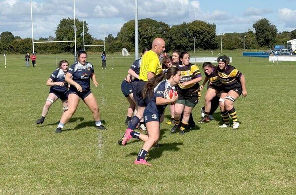 Action from the Portlaoise v Newbridge game