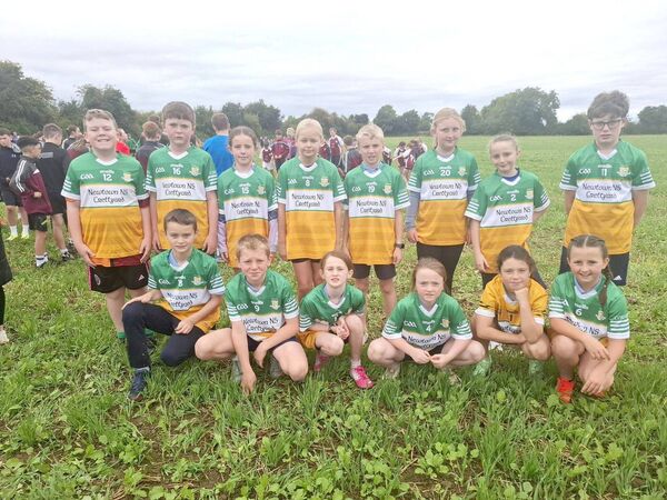 Competitors from Newtown NS in the Cross Country Relays