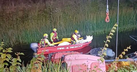 Tractor plunges into Laois canal 