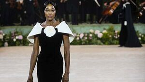 Naomi Campbell opens Richard Quinn show at London Fashion Week