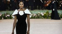 Naomi Campbell opens Richard Quinn show at London Fashion Week