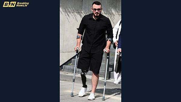 Garda pleads not guilty to careless driving causing delivery driver’s leg to be severed