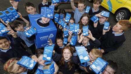 Schools in Laois recycled thousands of used batteries last year