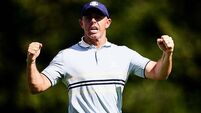 Rory McIlroy the centre of attention as Europe control opening day of Ryder Cup