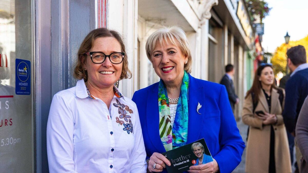 Áras hopeful Humphreys visits Portlaoise