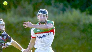 <p>Jacque Dowling was again to the fore when Rathdowney/Errill beat Colt-Shanahoe in the replayed PIHC quarter-final Photo Denis Byrne</p>