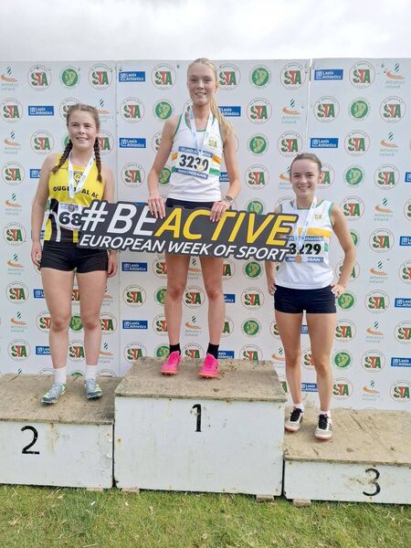 Novice Ladies individual medal winners