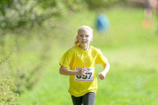 Girls U/10 winner Ellie-Mae McNamara Photo: Paul Dargan