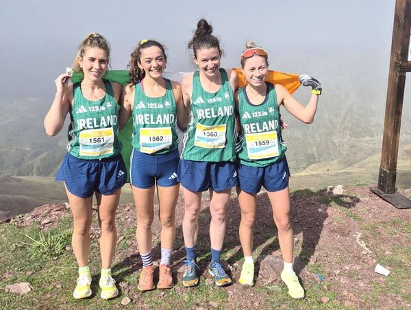 The Uphill only ladies team (l-r) Kate McDonald, Edal Monaghan, Sarah McCormack and Lisa Hegarty