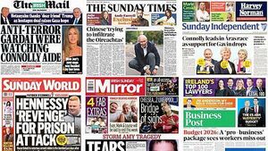What the papers say: Sunday's front pages