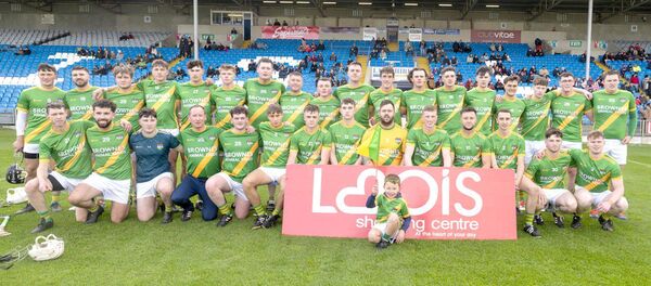 Clonad ahead of their Intermediate Hurling Championship win over St Fintan's Mountrath at Laois Hire O'Moore Park on Saturday Photo: Denis Byrne